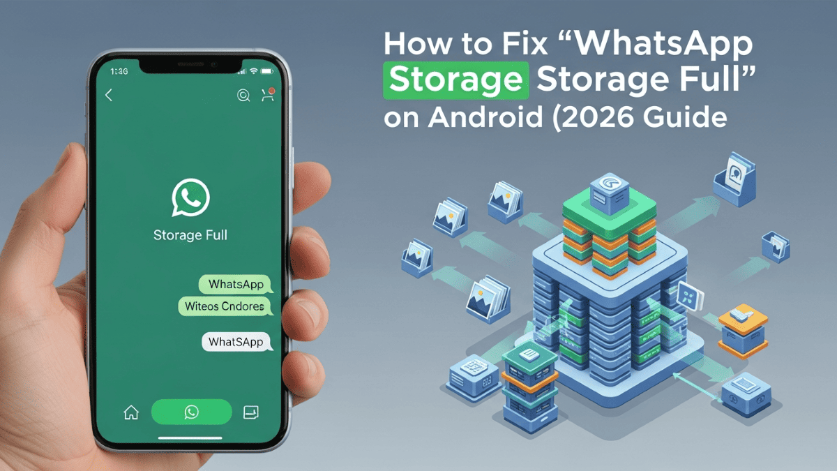 How to Fix “WhatsApp Storage Full” on Android (2026 Guide)