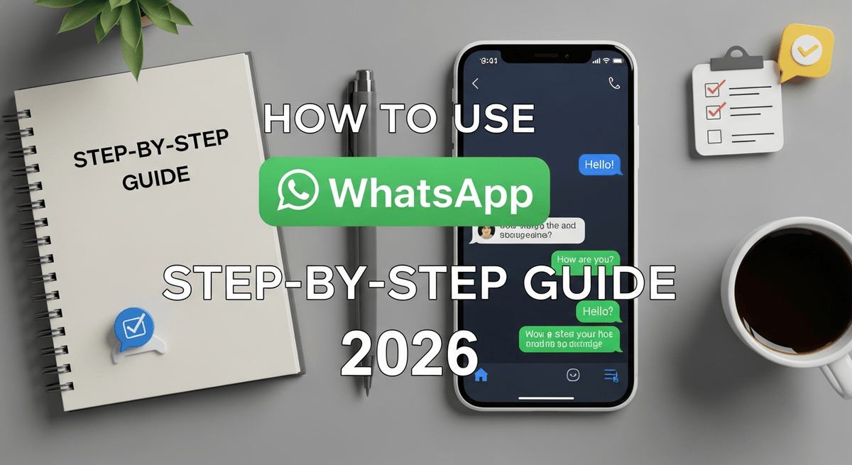 How to Use WhatsApp Step-by-Step (Chats, Media, Calls, Settings) – Beginner Guide 2026