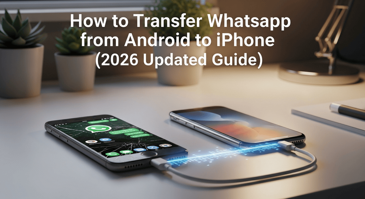 How to Transfer WhatsApp from Android to iPhone (2026 Updated Guide)