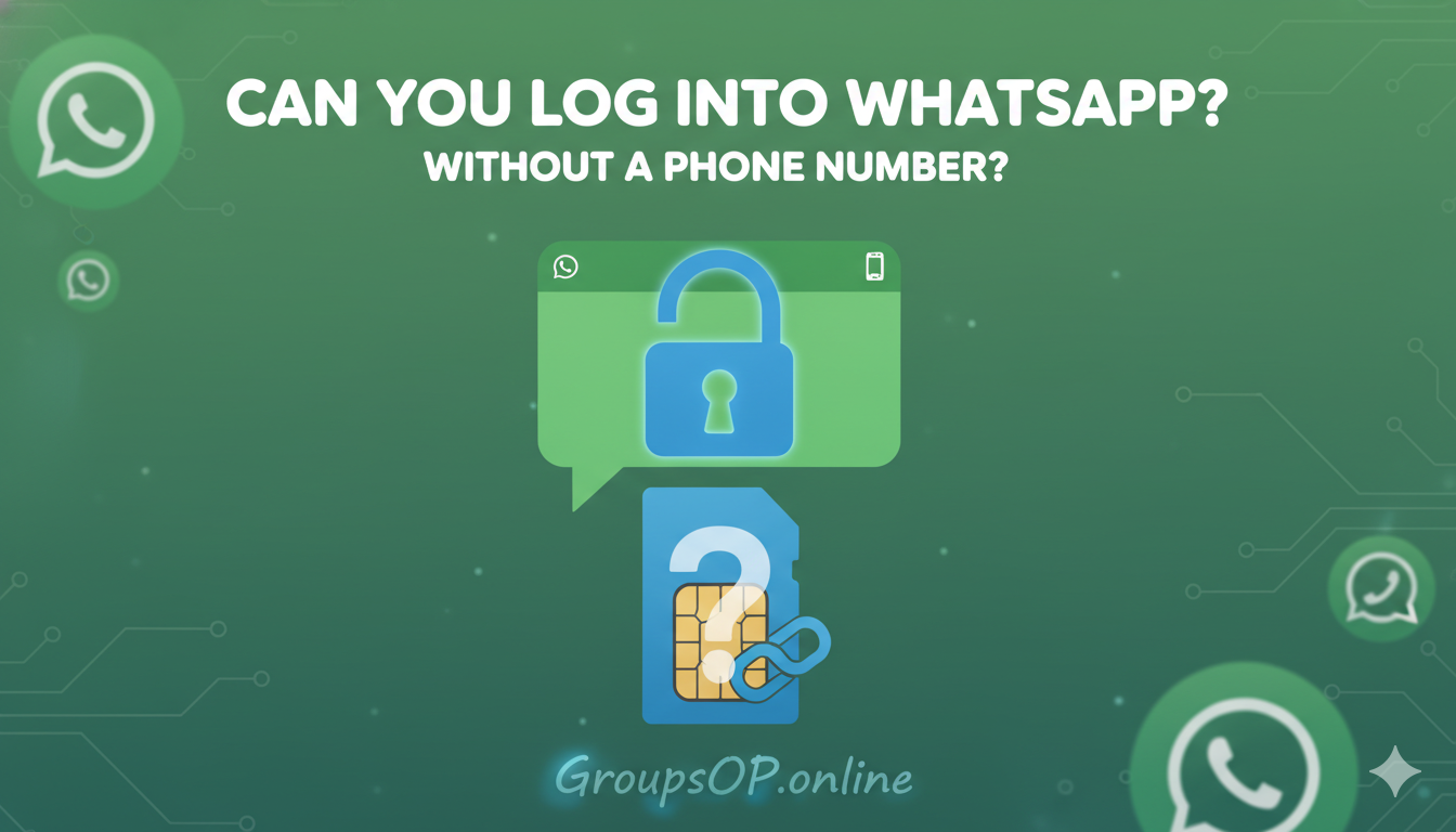 Can You Log Into WhatsApp Without a Phone Number? (Official Guide – 2026)